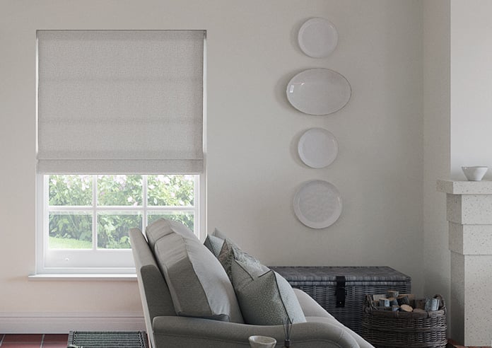 Erin, Mercury - Twist&Fit Roman Blind - Image 3